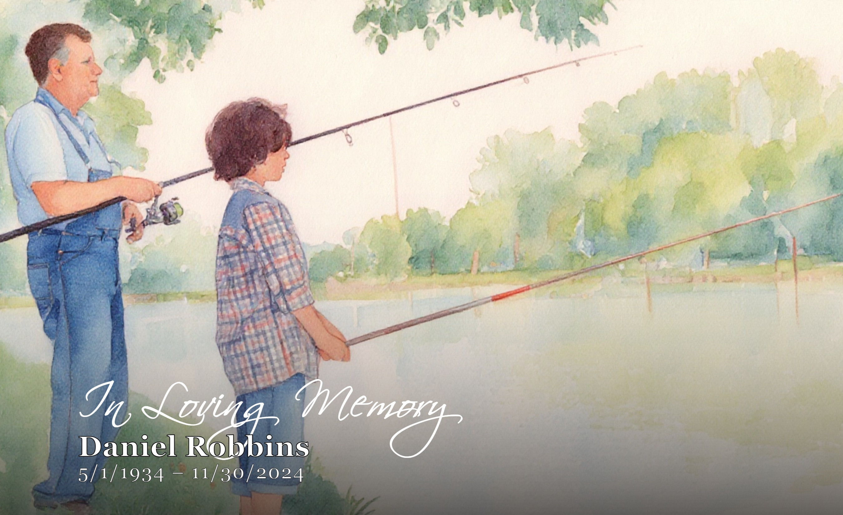 Memorial Photo Watercolor