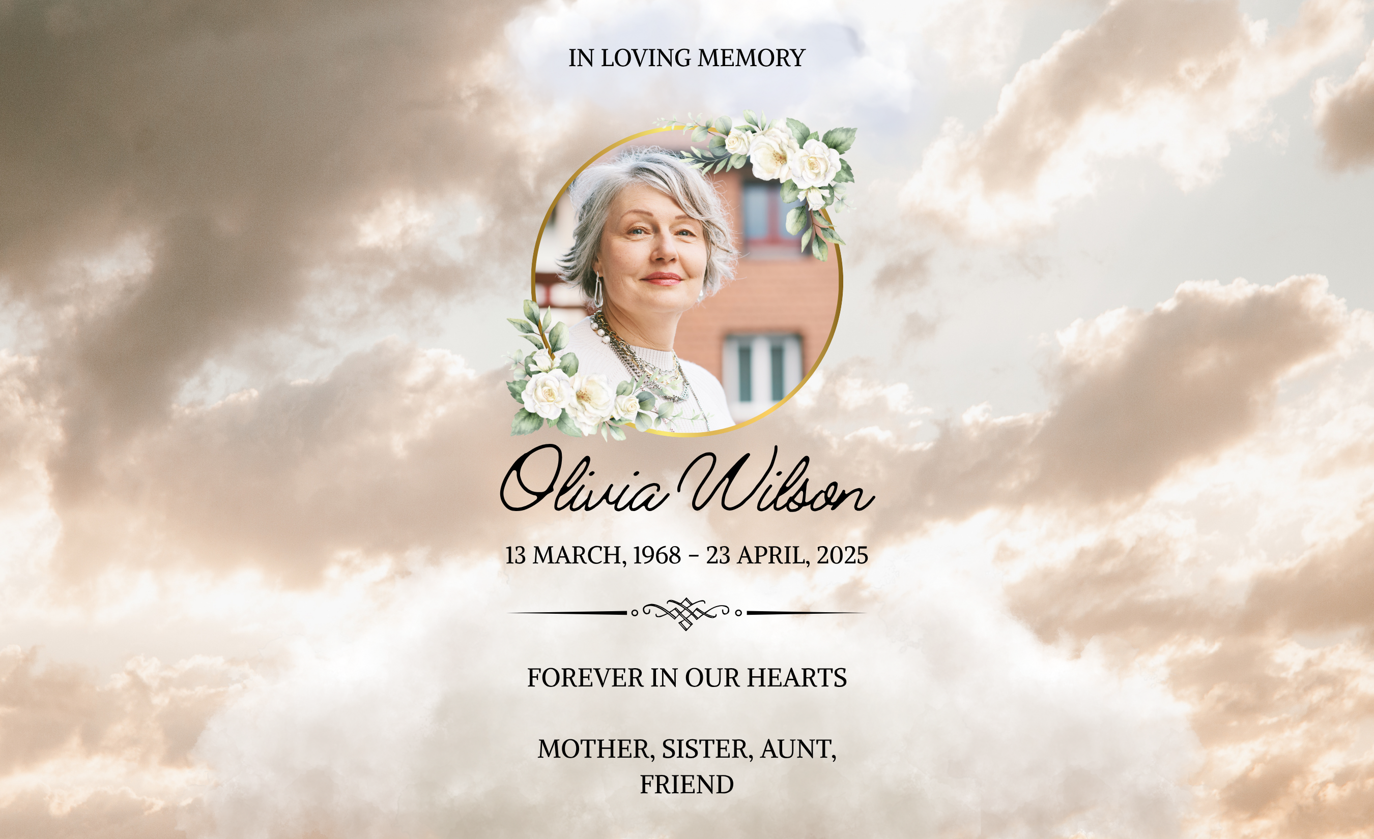 Memorial Flowers Photo