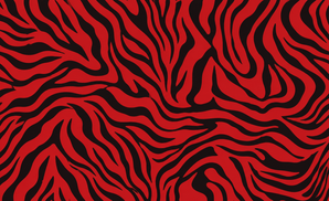 Red Zebra wrap art