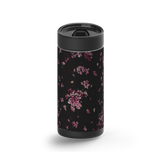 Plum Blossom wrap on a black ceramic Wrapware tumbler