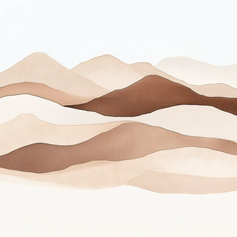 Desert Dunes wrap artwork with layered sand-colored dunes beneath a pale sky.