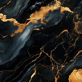 Black Marble 1 wrap artwork with dark blue-black marbling and gold-colored veins.