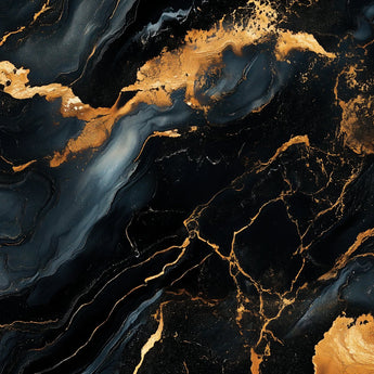 Black Marble 1 wrap artwork with dark blue-black marbling and gold-colored veins.