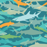 Camo Shark Pattern - 1