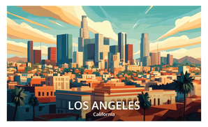 Los Angeles Travel Poster - 1