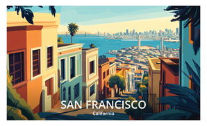 San Francisco Travel Poster - 1