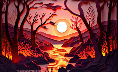 Fiery Forest Path - 1