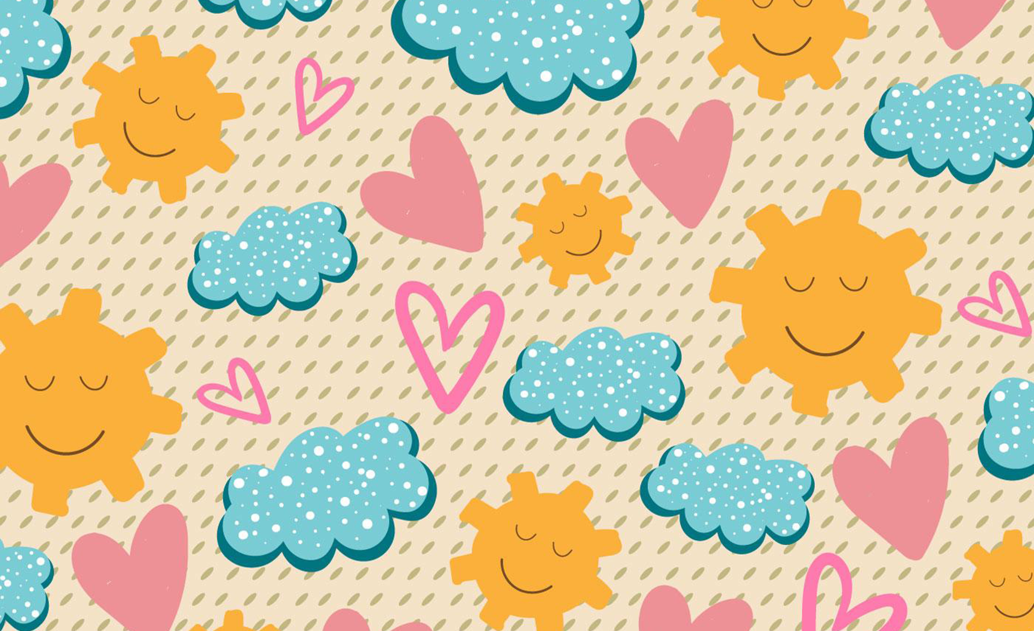 Sunny Smiles Pattern - 1