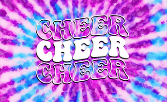 Cheer Cheer Cheer Tie Die