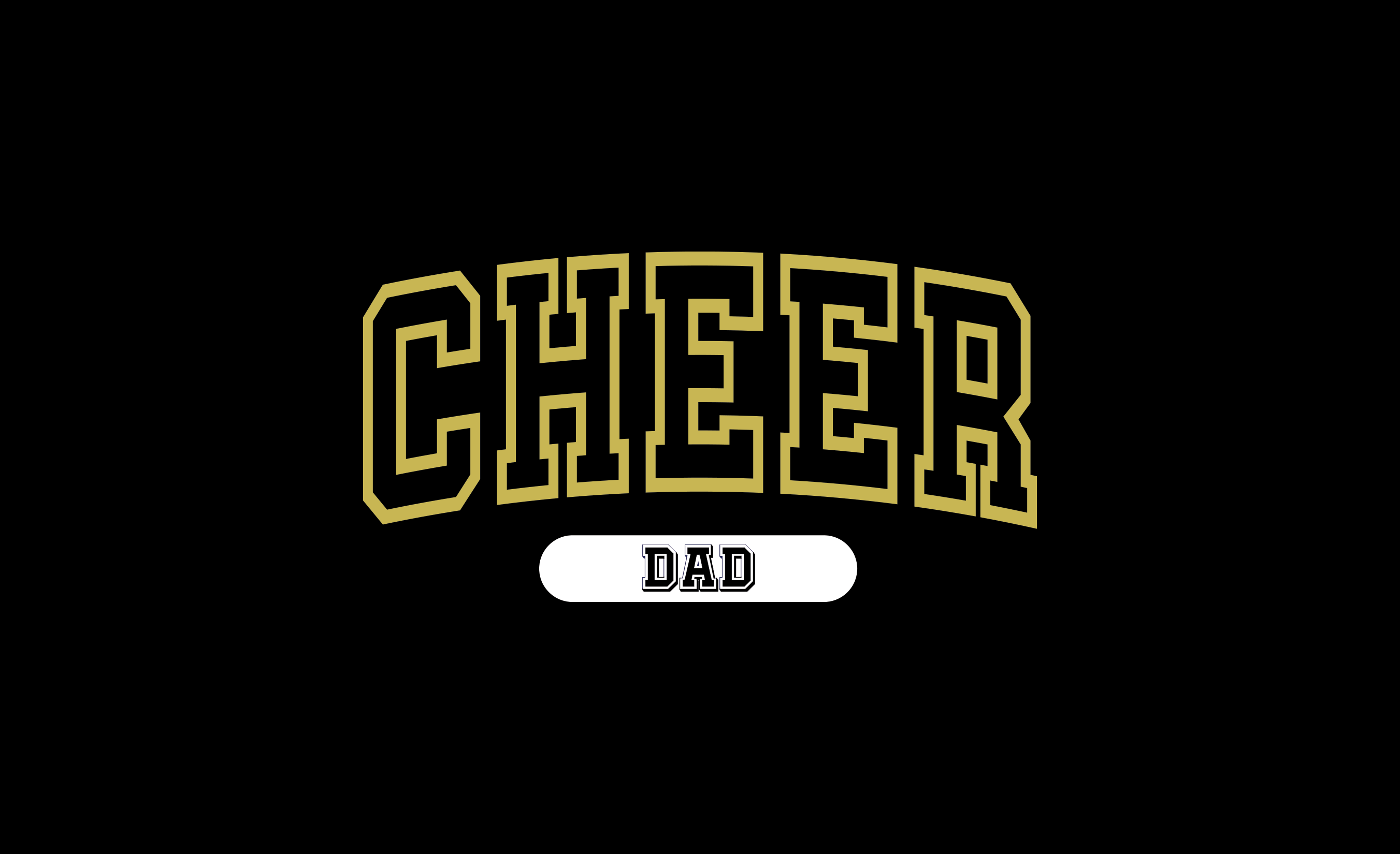 Cheer Dad Black