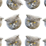 Cat Lover Photo Filter example artwork with a grid of gray cat faces showing different expressions.