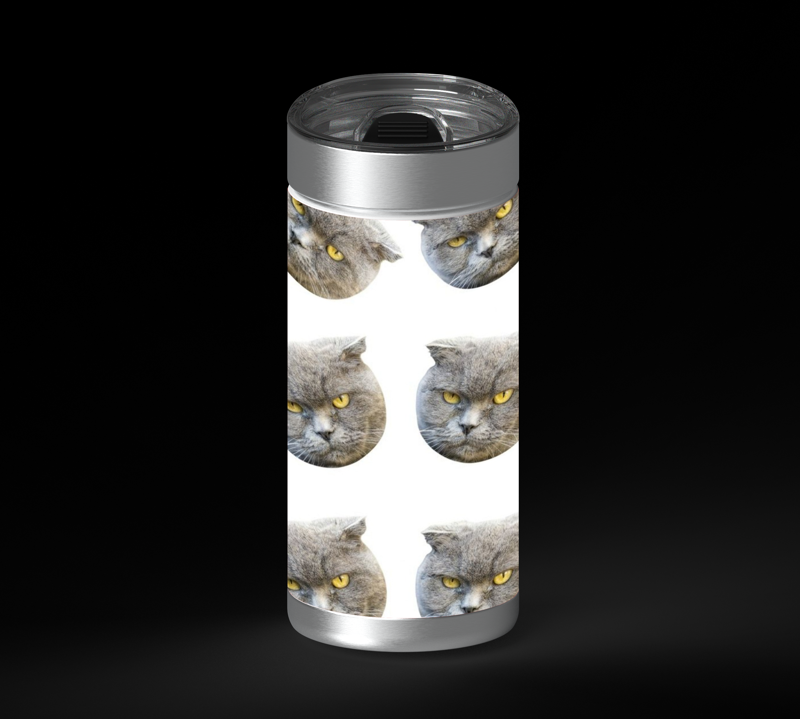 Cat Lover Photo Filter Custom Tumbler