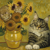 Sunflower Kitty
