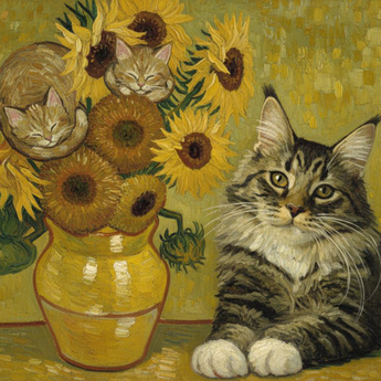 Sunflower Kitty