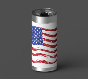 American Flag Vintage - 12.5 oz Tumbler