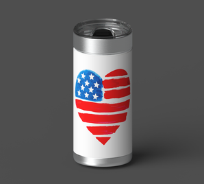 Flag Heart - 12.5 oz Tumbler