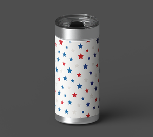 Red White and Blue Stars - 12.5 oz Tumbler