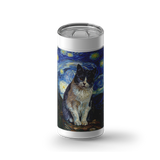 Starry Night Oil wrap on a white ceramic Wrapware tumbler