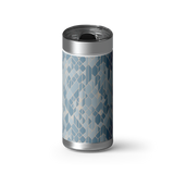 Art Deco Pattern wrap on a brushed stainless Wrapware tumbler