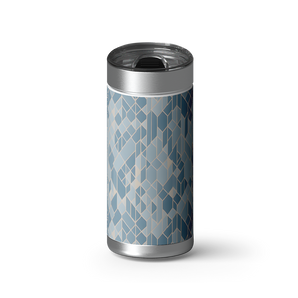 Art Deco Pattern wrap on a brushed stainless Wrapware tumbler