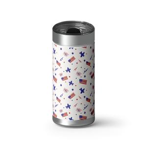 Aviation Dream wrap on a brushed stainless Wrapware tumbler