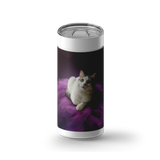 Enchanted Kitty Custom Tumbler wrap on a white ceramic Wrapware tumbler