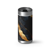 Black Marble 2 wrap on a brushed stainless Wrapware tumbler