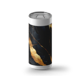 Black Marble 2 wrap on a white ceramic Wrapware tumbler