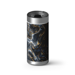 Black Marble 3 wrap on a brushed stainless Wrapware tumbler