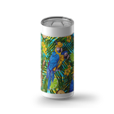 Blue Parrot Lounge wrap on a white ceramic Wrapware tumbler