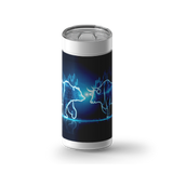 Bull & Bear wrap on a white ceramic Wrapware tumbler