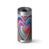 Canvas H'Art wrap on a brushed stainless Wrapware tumbler