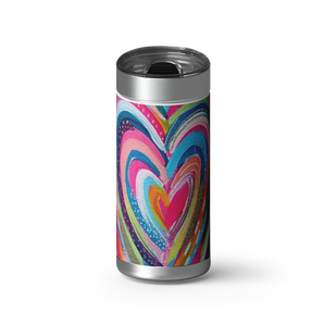 Canvas H'Art wrap on a brushed stainless Wrapware tumbler