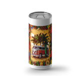 Coral Reefer Van wrap on a white ceramic Wrapware tumbler
