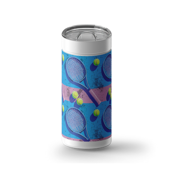 Courtside Chill wrap on a white ceramic Wrapware tumbler