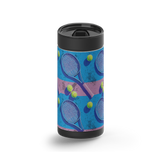 Courtside Chill wrap on a black ceramic Wrapware tumbler