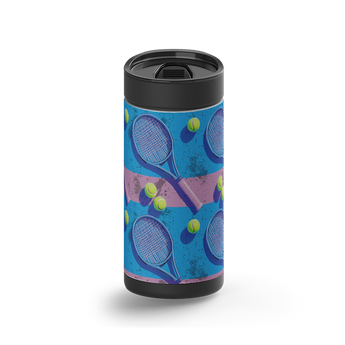 Courtside Chill wrap on a black ceramic Wrapware tumbler