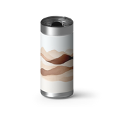 Desert Dunes wrap on a brushed stainless Wrapware tumbler