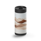 Desert Dunes wrap on a black ceramic Wrapware tumbler