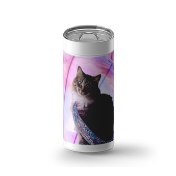 Eras Kitty Custom Tumbler wrap on a white ceramic Wrapware tumbler