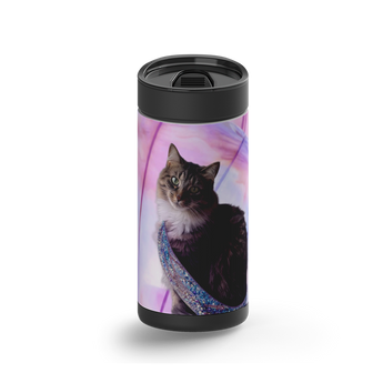 Eras Kitty Custom Tumbler wrap on a black ceramic Wrapware tumbler
