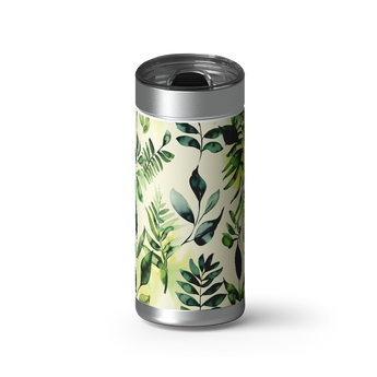 Evergreen Dream wrap on a brushed stainless Wrapware tumbler