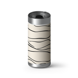 Flow Line wrap on a brushed stainless Wrapware tumbler