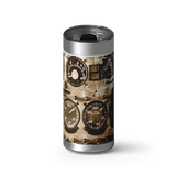 Fly Me Away wrap on a brushed stainless Wrapware tumbler