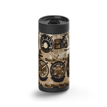 Fly Me Away wrap on a black ceramic Wrapware tumbler