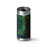 Forest Path wrap on a brushed stainless Wrapware tumbler