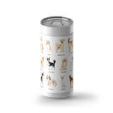 Dog Friends wrap on a white ceramic Wrapware tumbler