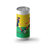Game On wrap on a white ceramic Wrapware tumbler