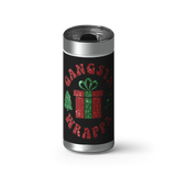 Gangsta Wrappa II wrap on a brushed stainless Wrapware tumbler