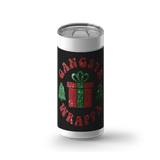 Gangsta Wrappa II wrap on a white ceramic Wrapware tumbler